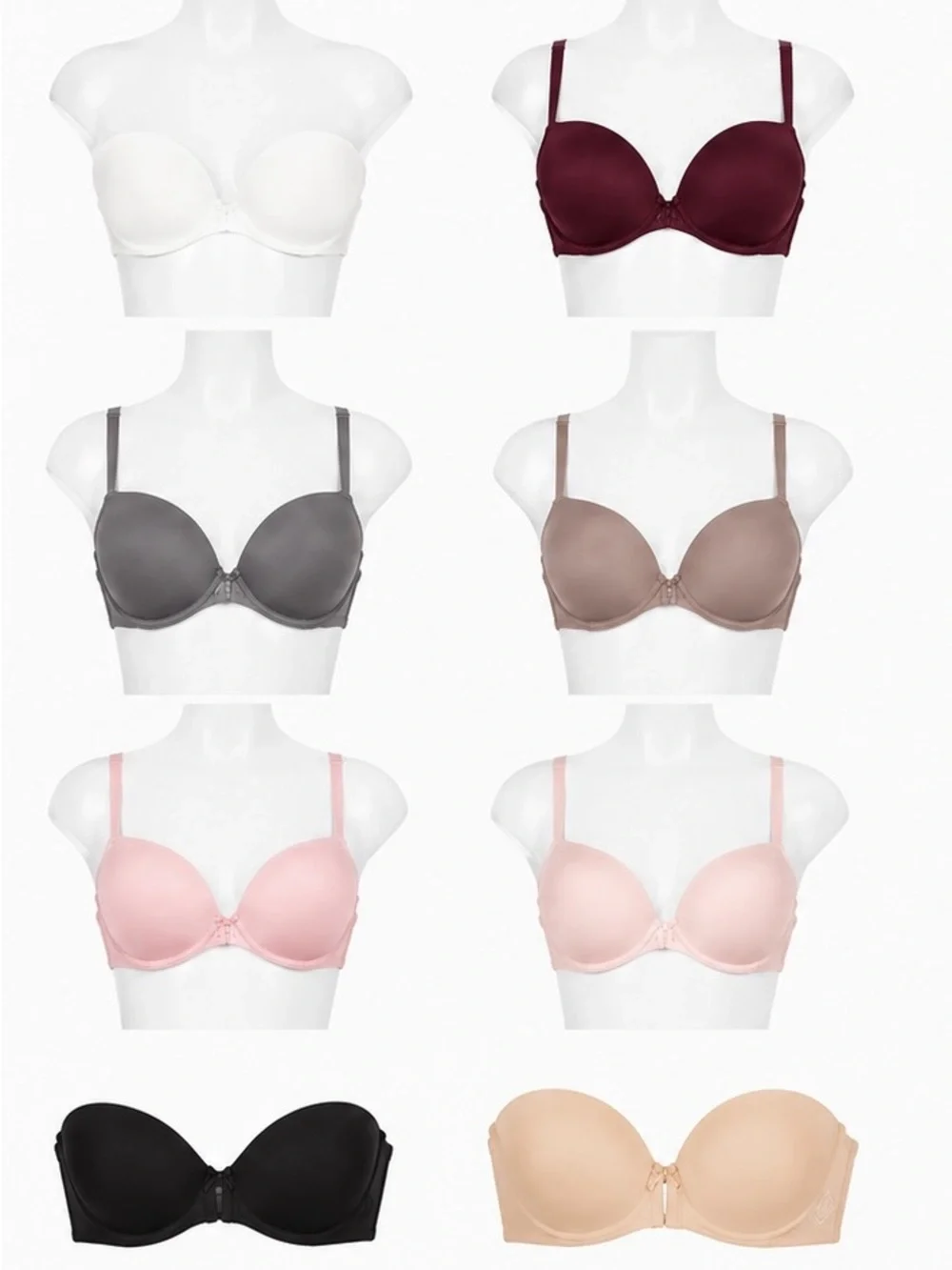 Everyday Smooth T-Shirt Bra - Multi Color Set